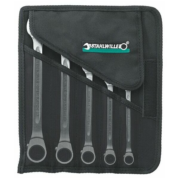 RATCHET RING SPANNER 15¬∞ SET 5PCS.