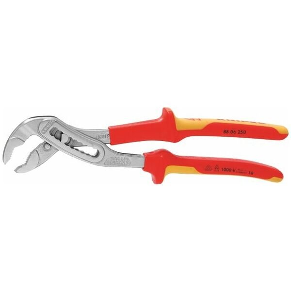 KNIPEX WATER PUMP PLIERS, VDE GRIPS
