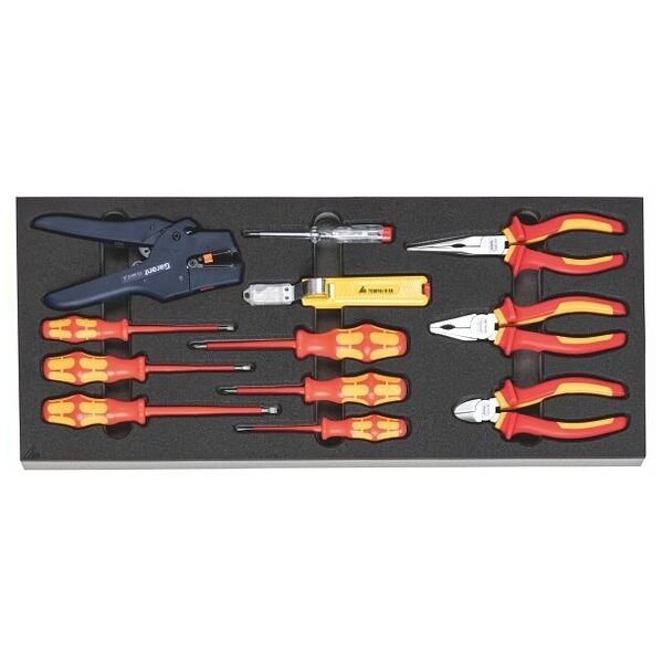 ELECTRICIAN SET, FULLY INSULATED 10X24G