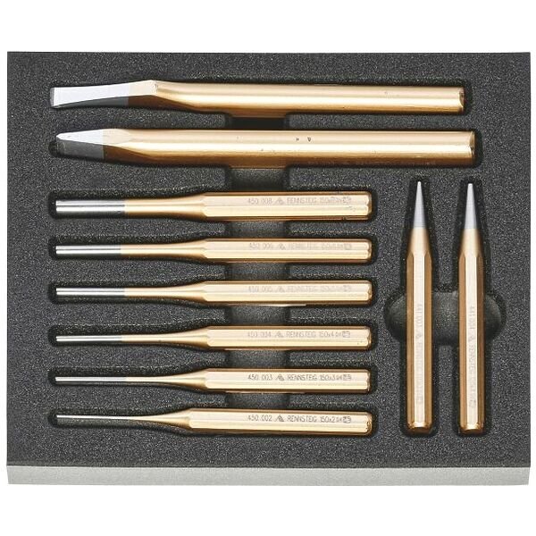CHISEL AND PIN PUNCH SET